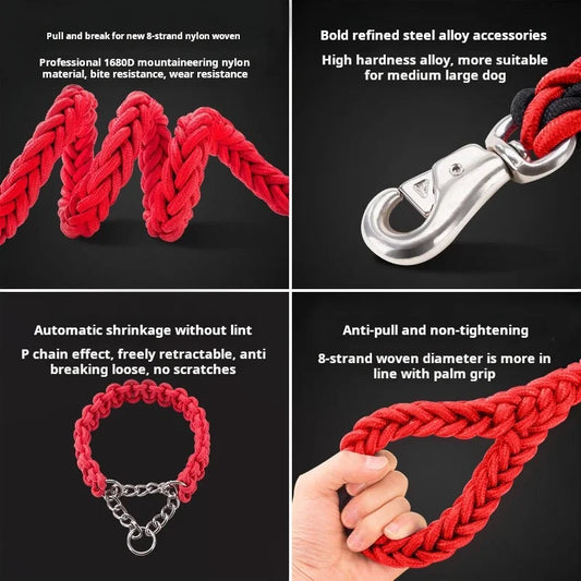 Strong 5-Foot Braided Dog Leash