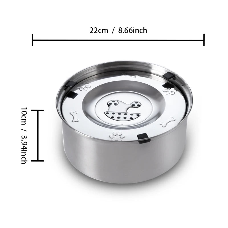 Stainless Steel Cat/Dog Floating Bowl