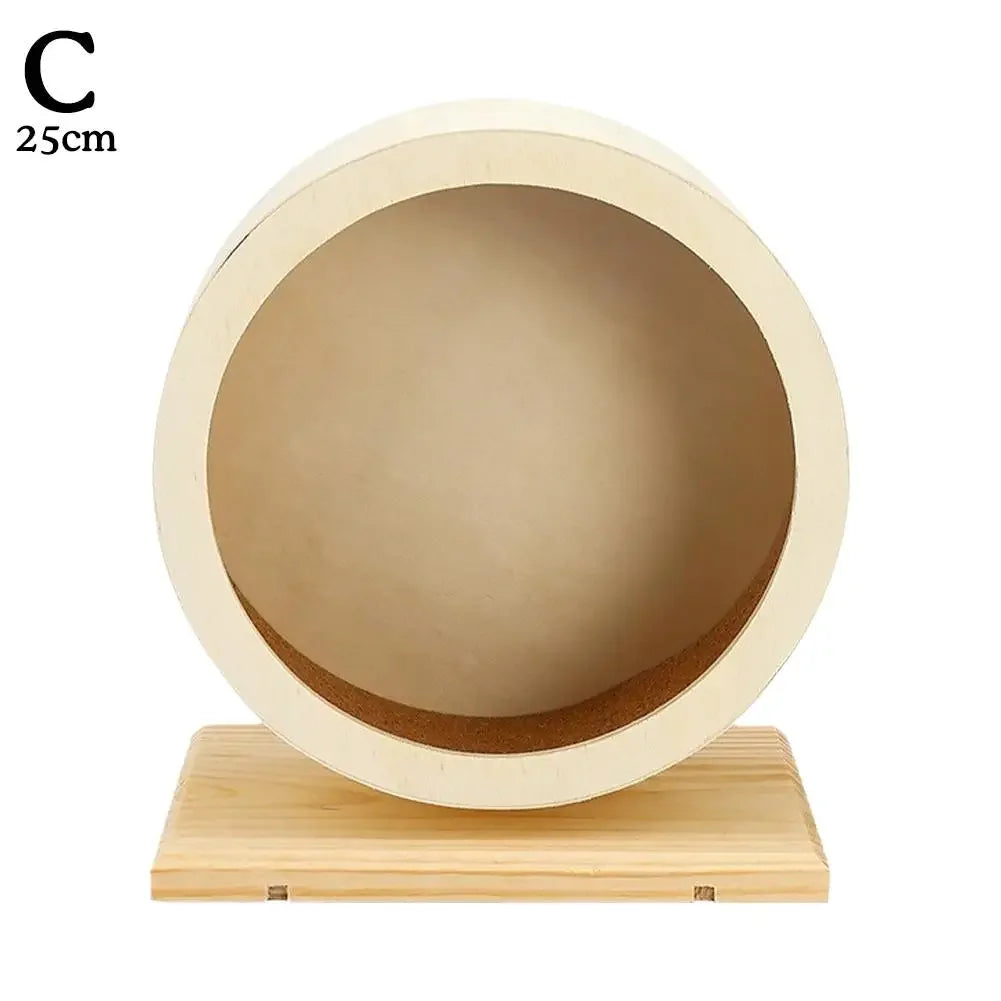 Hamster Wooden Running Wheel