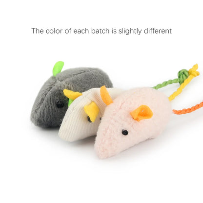 6pcs Mix Pet Toy Catnip Mice for Cats
