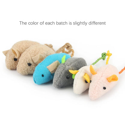 6pcs Mix Pet Toy Catnip Mice for Cats