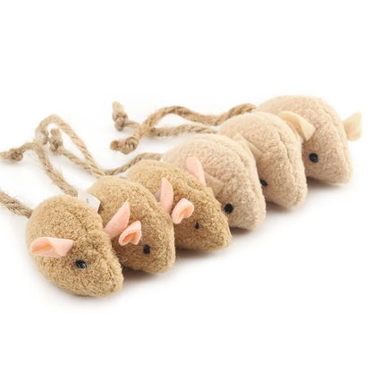6pcs Mix Pet Toy Catnip Mice for Cats