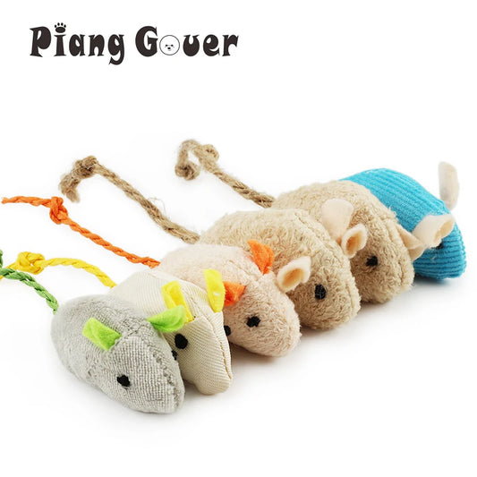 6pcs Mix Pet Toy Catnip Mice for Cats