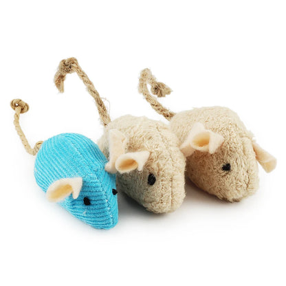 6pcs Mix Pet Toy Catnip Mice for Cats
