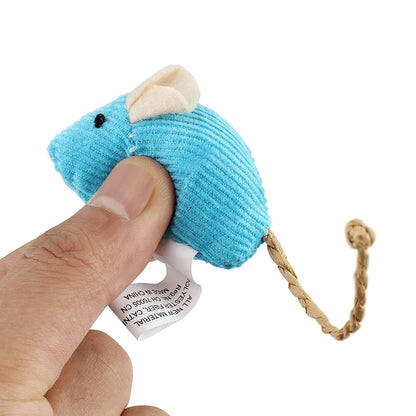 6pcs Mix Pet Toy Catnip Mice for Cats