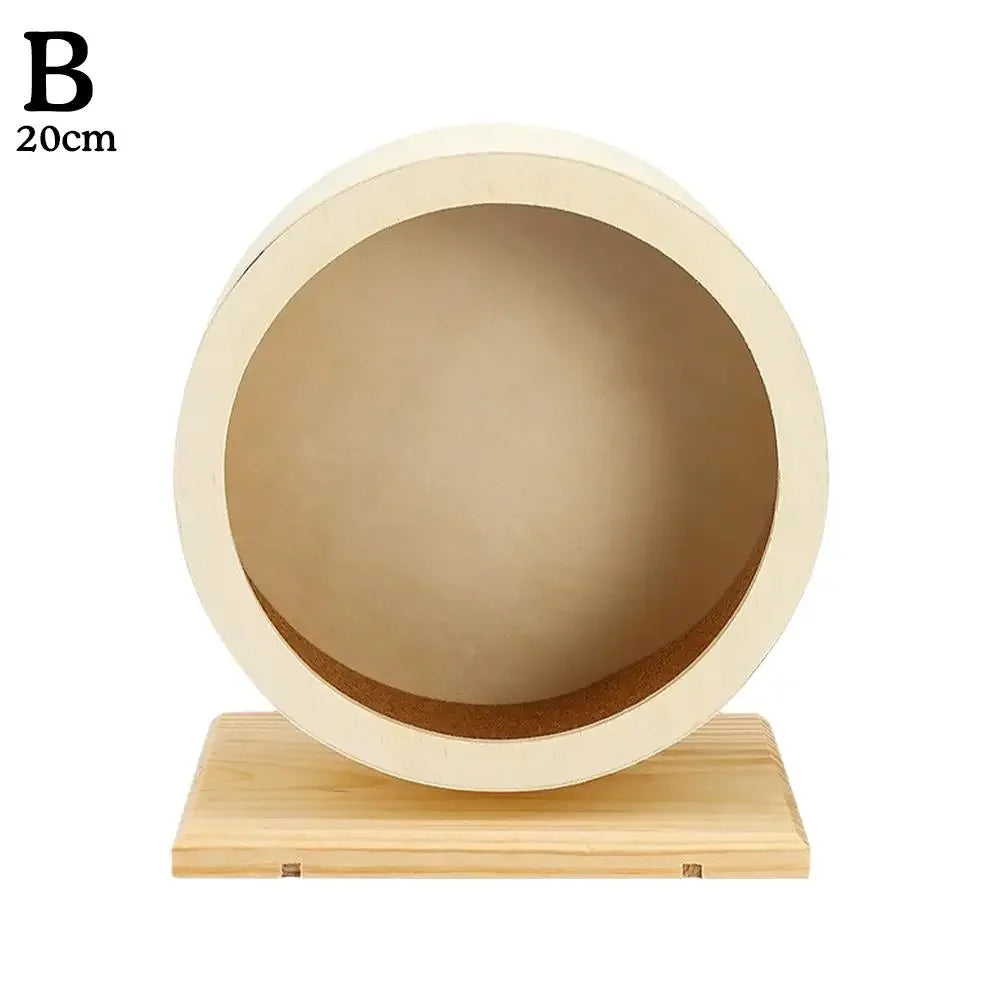 Hamster Wooden Running Wheel