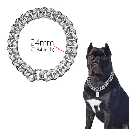 ABS Plastic Dog Chain Collar