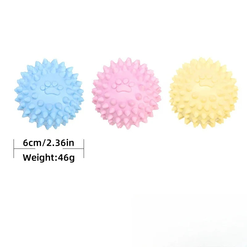 Interactive Rubber Chewing Ball Toy for Dogs and Cats