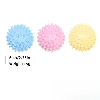 Interactive Rubber Chewing Ball Toy for Dogs and Cats