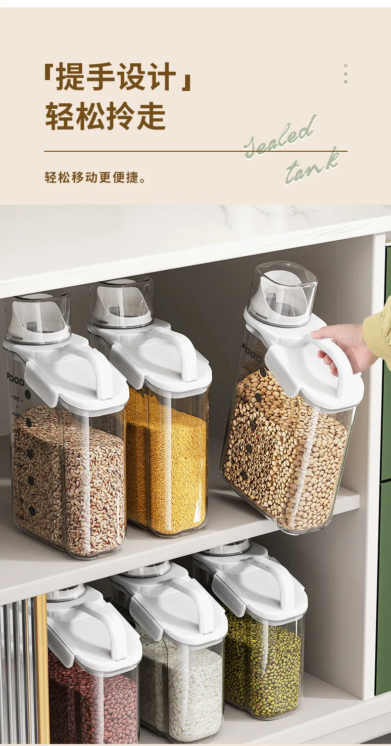Moisture-Proof Storage Container for Pet Food Snacks