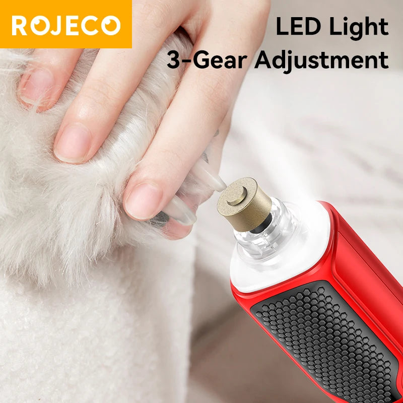 ROJECO Pet Electric Nail Grinder