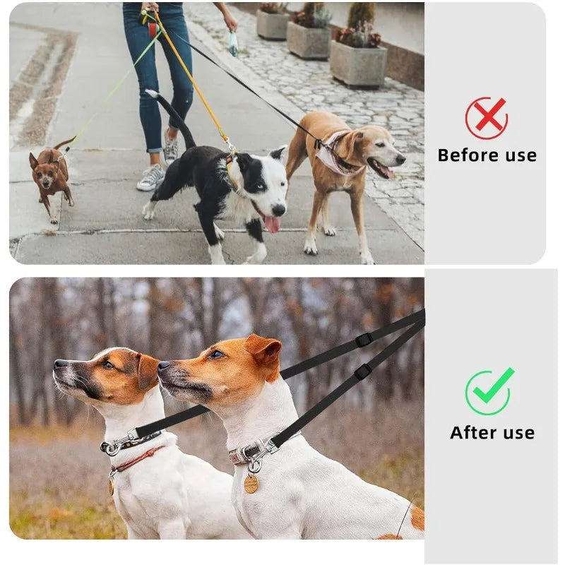 Adjustable Double Dog Trainer Lead