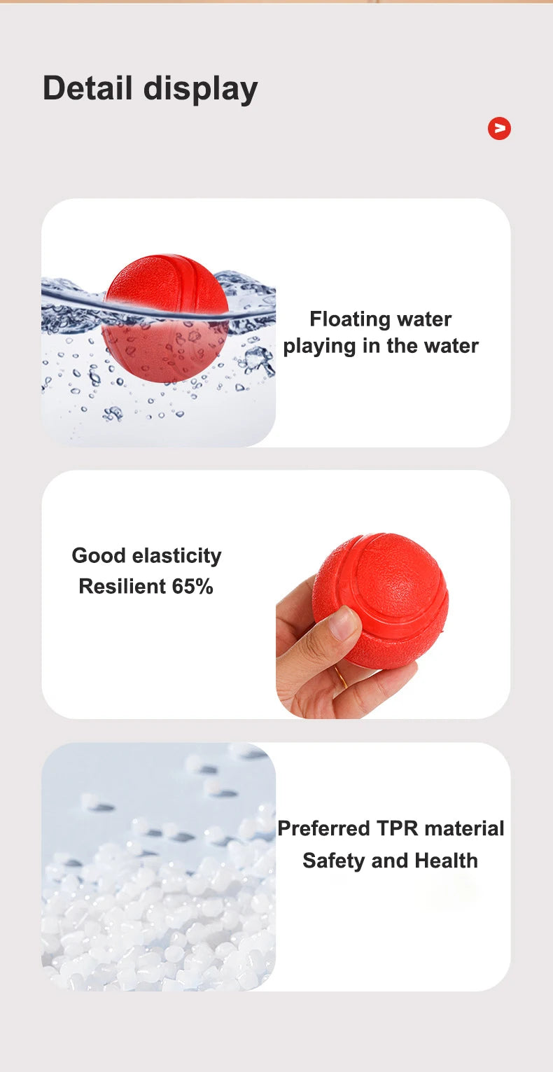 MADDEN S-XL Sizes Solid Rubber Balls for Dogs and Cats