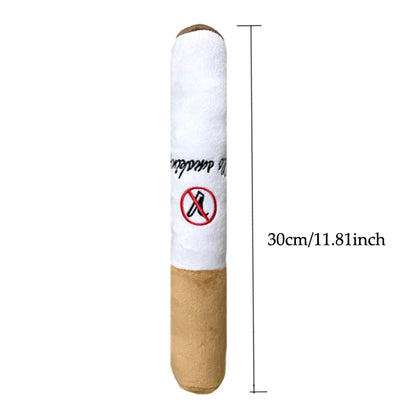 Big Cigar Smoke Plush Squeak Toys for Dogs