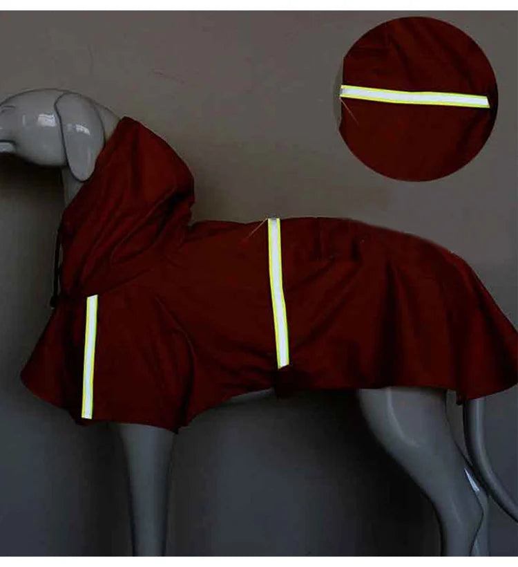 Dog Raincoat - Cloak Style