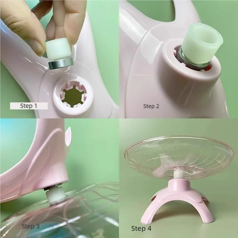 Flying Saucer Exercise Wheel for Small Pets - Hamsters Mice Hedgehogs