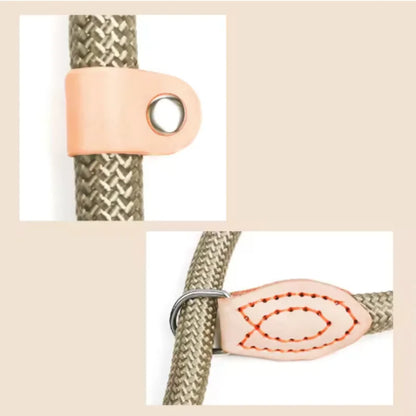Braided Slip Rope Lead Dog Leash