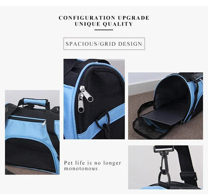 Portable Pet Carrier for Cats and Small Dogs