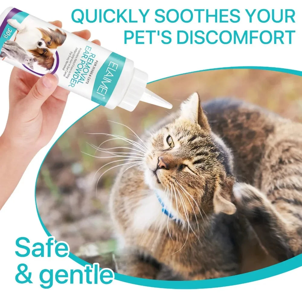 Pet Ear Powder for Dogs and Cats Health