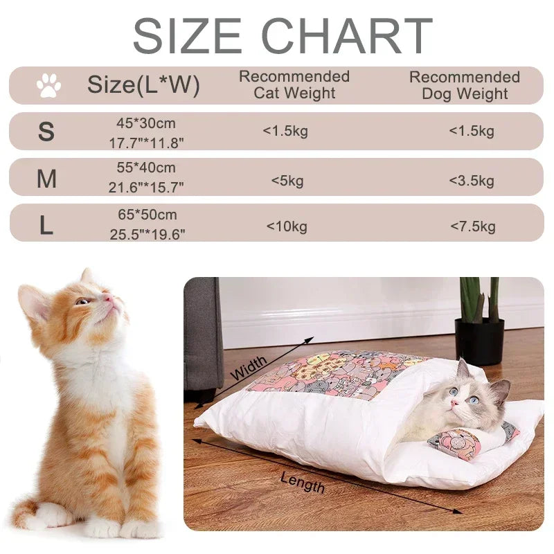 Kawaii Removable Cat Bed