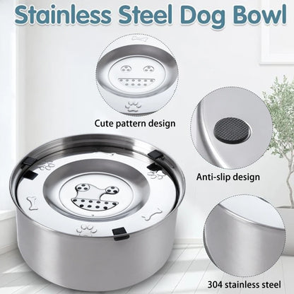 Stainless Steel Cat/Dog Floating Bowl