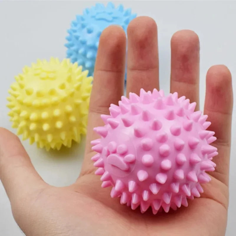 Interactive Rubber Chewing Ball Toy for Dogs and Cats