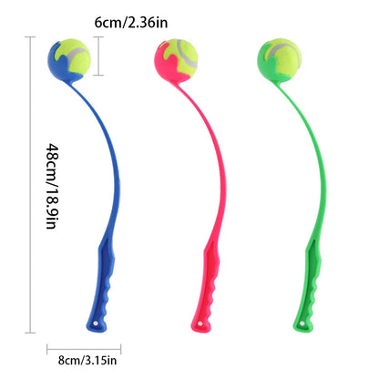 Pet Ball Launcher Stick - Hands-Free Dog Ball Thrower
