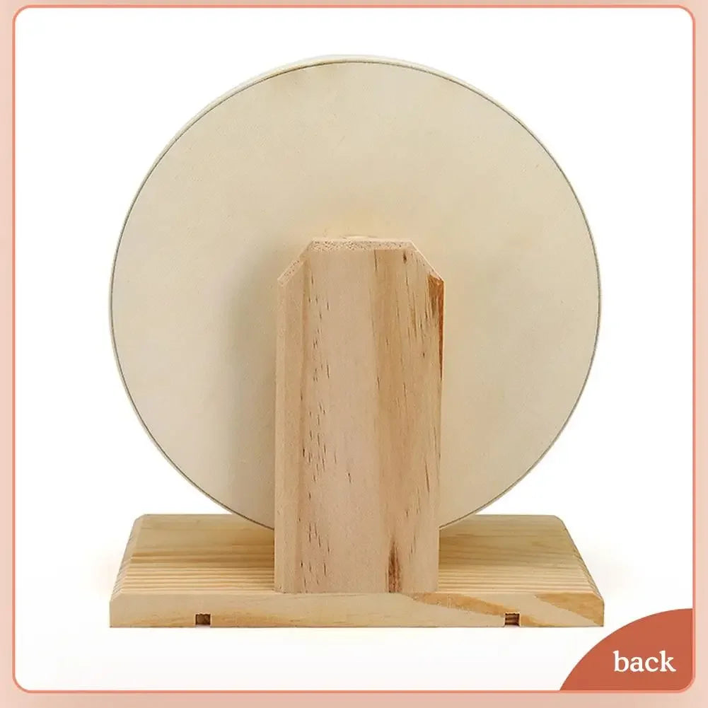 Hamster Wooden Running Wheel