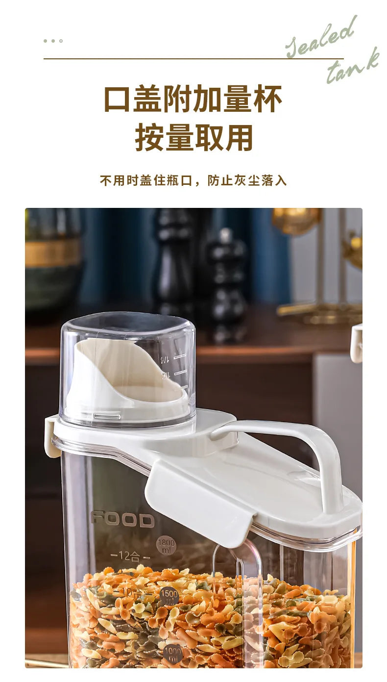 Moisture-Proof Storage Container for Pet Food Snacks