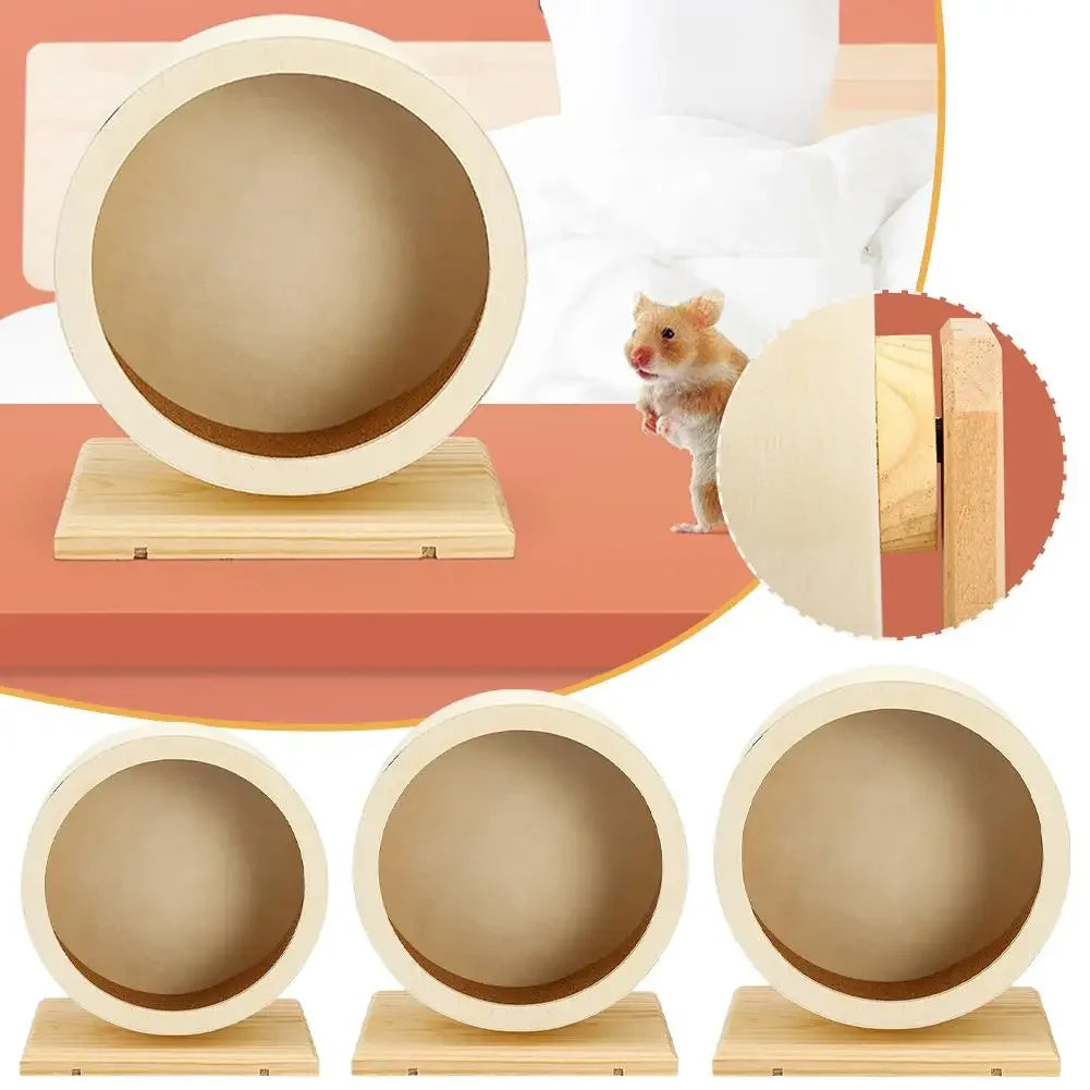 Hamster Wooden Running Wheel