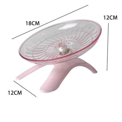 Flying Saucer Exercise Wheel for Small Pets - Hamsters Mice Hedgehogs
