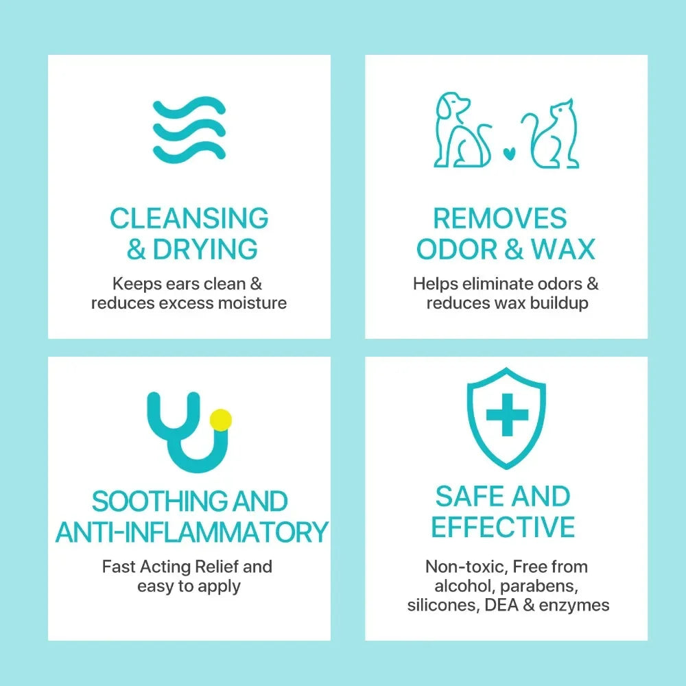 Pet Ear Powder for Dogs and Cats Health