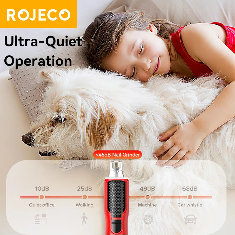 ROJECO Pet Electric Nail Grinder