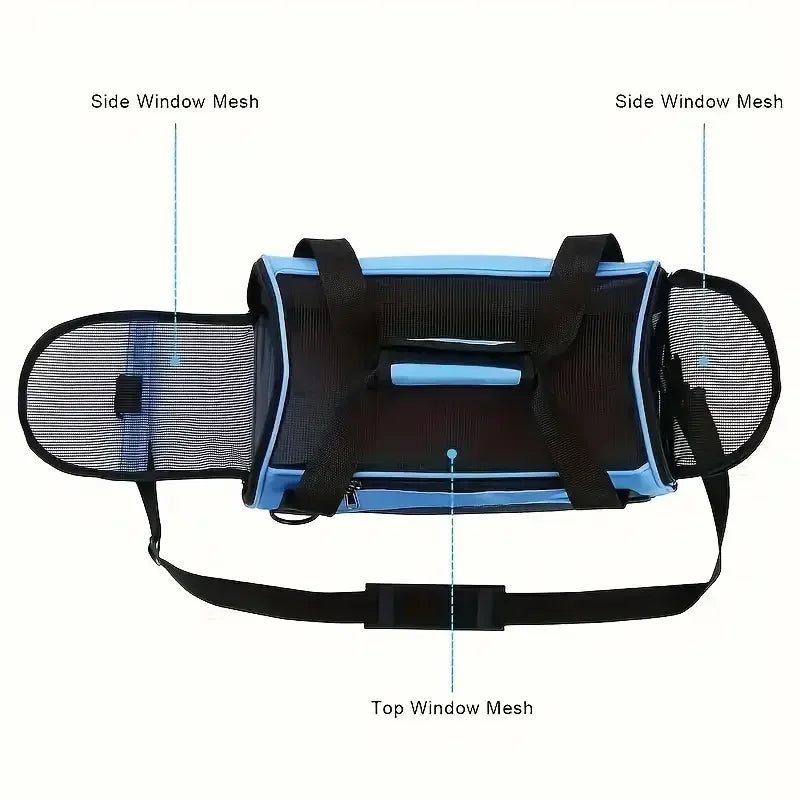 Portable Pet Carrier for Cats and Small Dogs