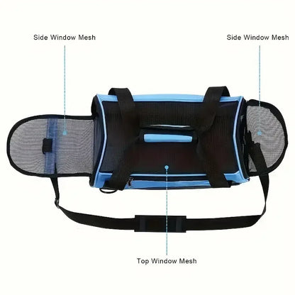 Portable Pet Carrier for Cats and Small Dogs