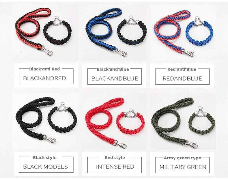 Strong 5-Foot Braided Dog Leash