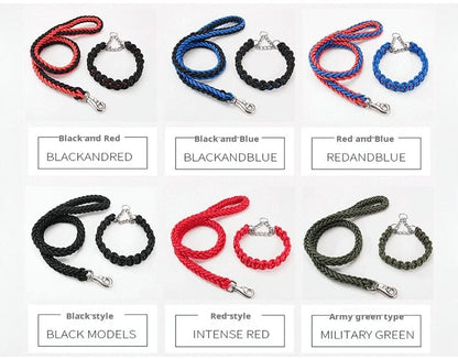 Strong 5-Foot Braided Dog Leash