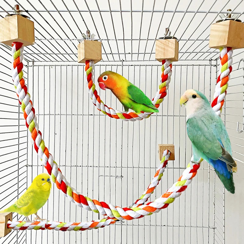 Pet Bird Bite and Swing Rope