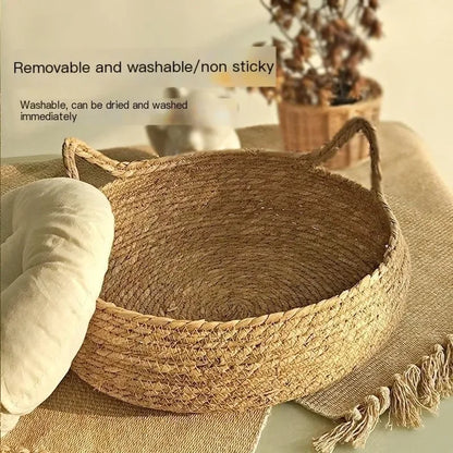 Four Seasons Pure Handmade Vine Woven Cat or Dog Nest
