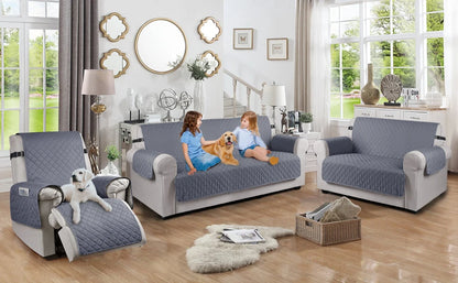 Waterproof Quilted Sofa Cover for Dogs and Cats