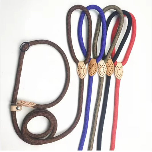 Braided Slip Rope Lead Dog Leash