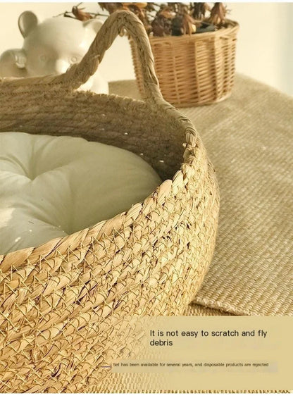 Four Seasons Pure Handmade Vine Woven Cat or Dog Nest