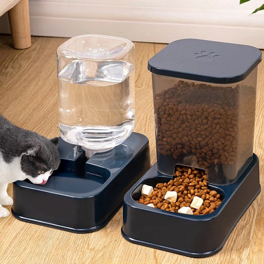 Automatic Cat and Dog Feeder with Water Dispenser