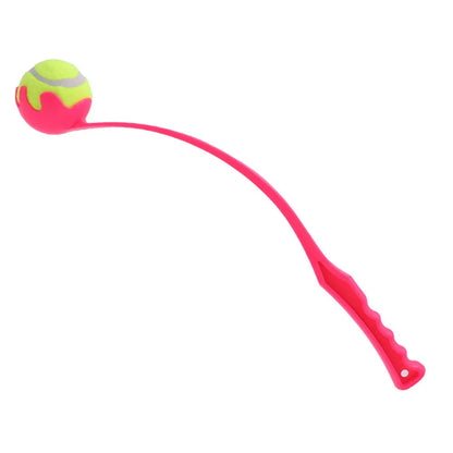 Pet Ball Launcher Stick - Hands-Free Dog Ball Thrower