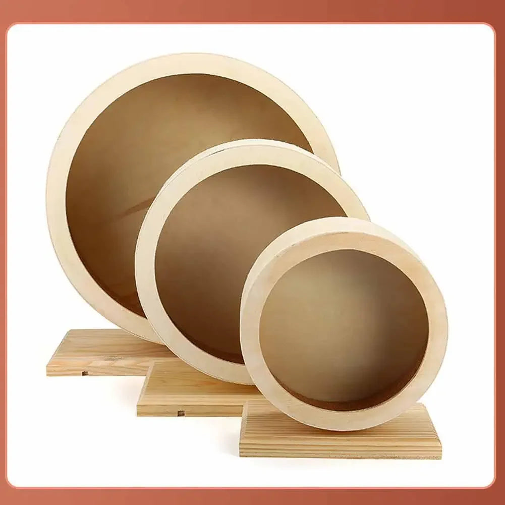 Hamster Wooden Running Wheel