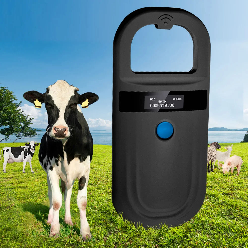 Black Animal RFID Reader 134.2KHz 125kHz