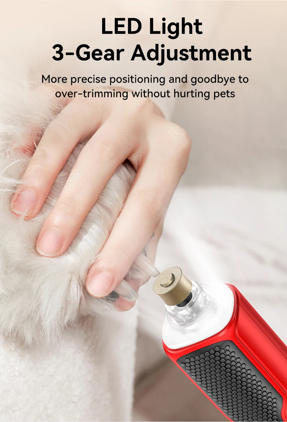 ROJECO Pet Electric Nail Grinder