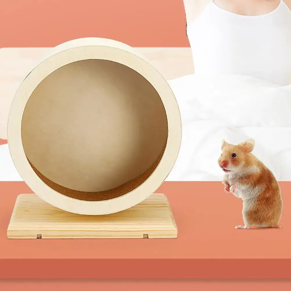 Hamster Wooden Running Wheel