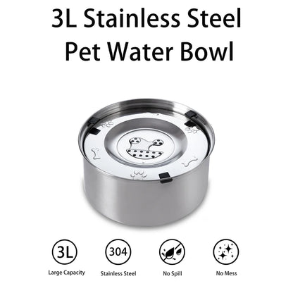 Stainless Steel Cat/Dog Floating Bowl