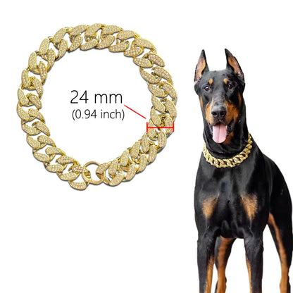 ABS Plastic Dog Chain Collar